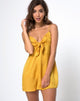 Imagen de Roppan Slip Dress in Satin Mustard