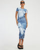 imagen de Roska Midi Dress in Denim Pocket