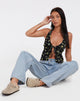 imagen de Roula Butterfly Top en Limón y Lima Negro