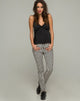 Imagen de Ruska Jeans en Mini Pinstripe Blanco y Negro
