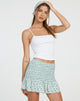Imagen de la minifalda Rylee en Pretty Petal Green