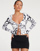 imagen de Sadiah Cardi en Mono Doodle Blanco y Negro