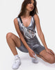 Imagen de Sadie Unitard en plata metalizado