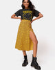 Imagen de la falda Saika Midi en Ditsy Rose Marigold