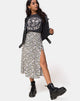 Imagen de Saika Midi Skirt in Floral Field Olive