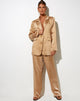 Imagen del pantalón Sakila de satén Golden Sand