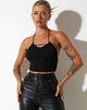 imagen de Salet Crop Top en Mesh Negro