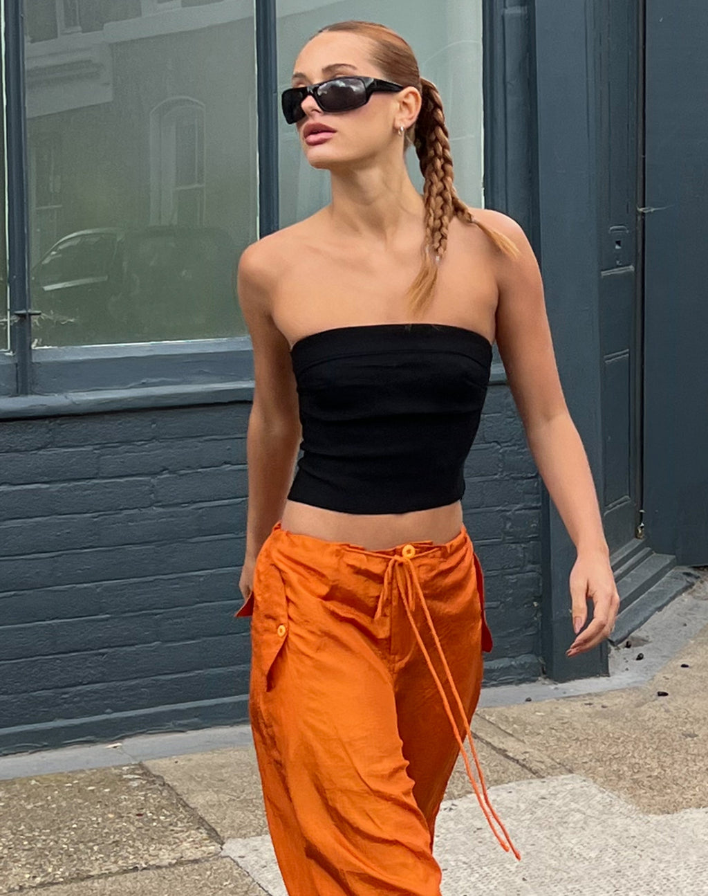 Salus Tailored Bandeau Top Negro