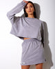 Imagen de Fawly Crop Top in Grey Wash Angel Embro Label