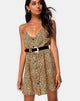 Imagen de Sanna Slip Dress in Mini Tiger Marrón
