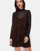 Imagen de Sanna Slip Dress in Oversize Jaguar Marrón