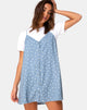 Imagen de Sanna Slip Dress in Skater Polka Azul