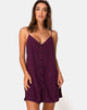 Imagen de Sanna Slip Dress in Skater Polka Wine