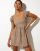 Imagen de Saunder Skater Dress in Mini Gingham