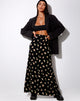 Imagen de Sayan Maxi Falda en Rose Garden Negro