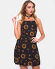 Imagen de Sello Slip Dress in Celestial Black