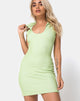 Imagen de Senja Bodycon Dress in Rib Pastel Lime