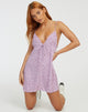 Imagen de Senora Mini Dress in Ditsy Rose Lila