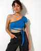 Imagen de Shanon Crop Top en Rib Aqua