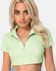Imagen de Shen Crop Top en Rib Pastel Lima