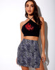 Imagen de Sheny Minifalda en Rar Leopardo Gris
