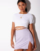 Imagen de la minifalda Sheny en violeta