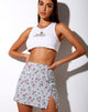 Imagen de la minifalda Sheny en Little Petal Dusky Blue