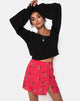 Imagen de la minifalda Sheny en rosa rojizo