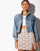 Imagen de la minifalda Sheny en crema Daisy Day