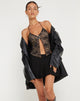 imagen de Shimala Butterfly Top in Lace Negro