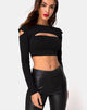 Imagen de Shink Crop Top en negro