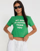 imagen de Shrunk Tee en Bush Green My Dog Is Cuter Than Yours