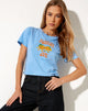 Imagen de Shrunk Tee en Ocean Blue Squeeze Me