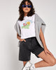 Imagen de Dad Denim Short in Black Wash