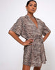 Imagen de Siare Vestido Camisero en Croc Gris Neutro