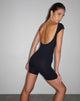 Imagen de Sijan Slash Neck Unitard en Negro