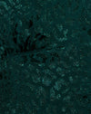 Guepardo satinado verde bosque