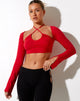 Imagen de Sira Crop Top en Rojo Racing