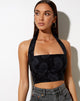 Imagen de Sisia Crop Top en Persian Night Negro