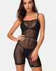 Imagen de Solina Unitard en Red Cristal Negro