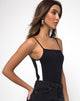 Imagen de Solter Body negro con rayas blancas