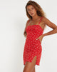 imagen de Stoira Mini Dress in Paisley Fun Red