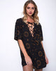 Imagen de Sunjass Vestido Swing en Negro Celeste