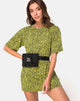 Imagen de Sunny Kiss Oversize Tee in Wild Cat Yellow X Princess Polly