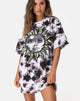 Imagen de Sunny Kiss Tee in Tie Dye Celestial Lime