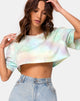 Imagen de Super Crop Tee in Pastel Tie Dye