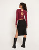 imagen de Suratmi Long Sleeve Top in Plum