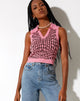 Imagen de Syafa Tank Top en Wavey M Rosa