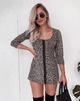 Imagen de Camisa Swing Dress in Ditsy Rose Negro