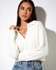 Imagen del jersey Tallis de punto color marfil